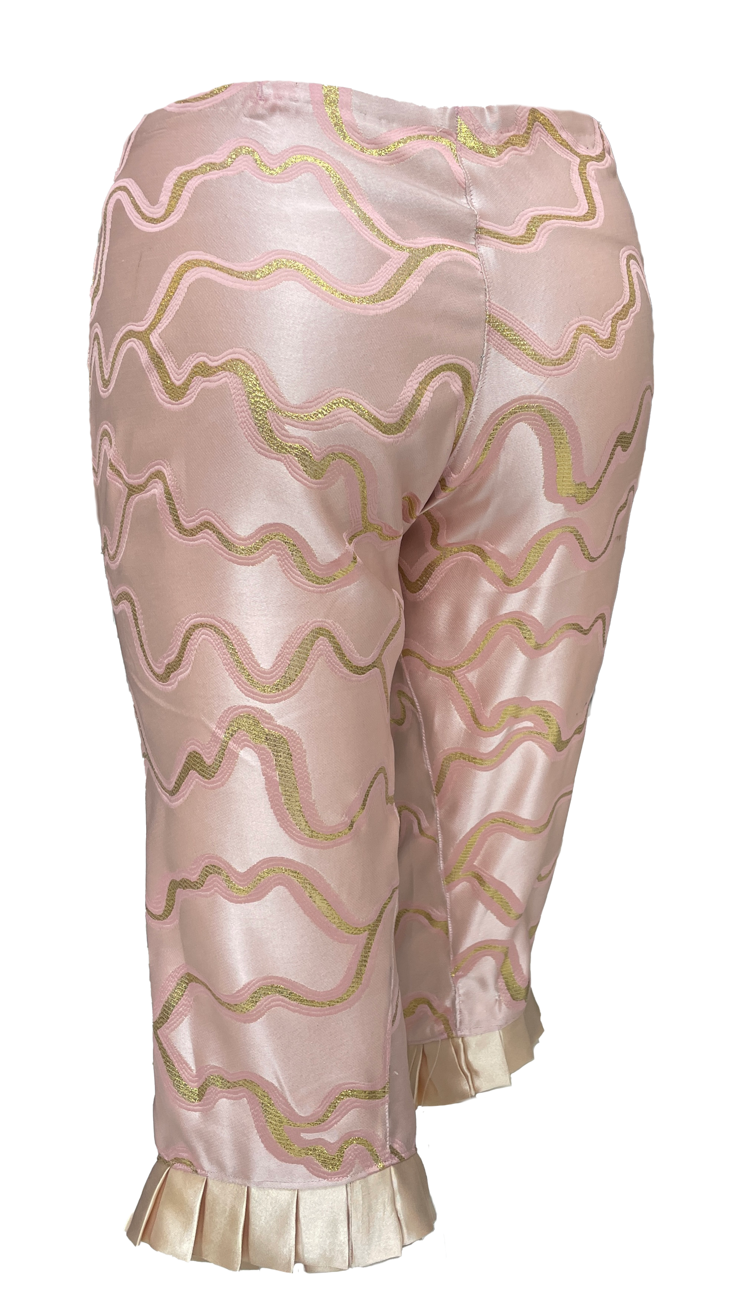 PLEATED CAPRI