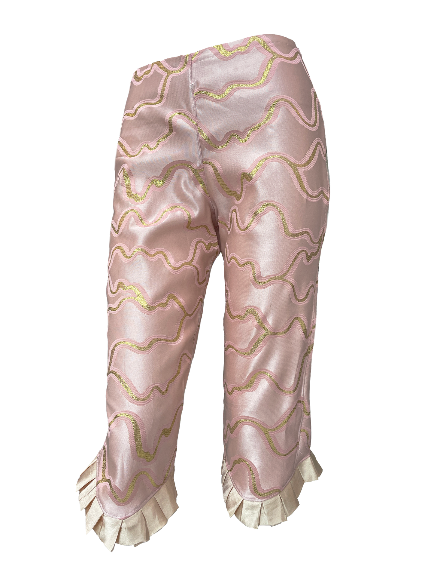 PLEATED CAPRI