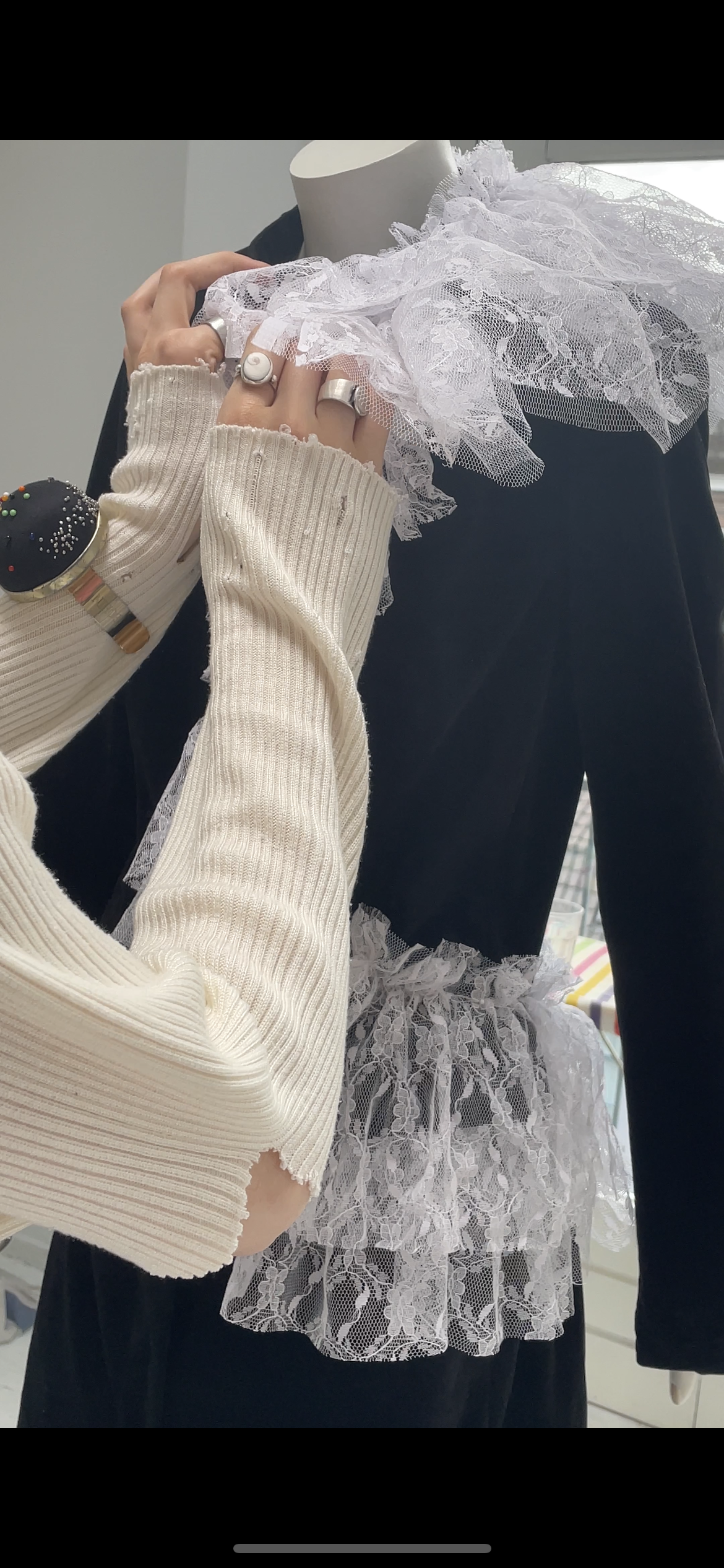 RUFFLE COAT