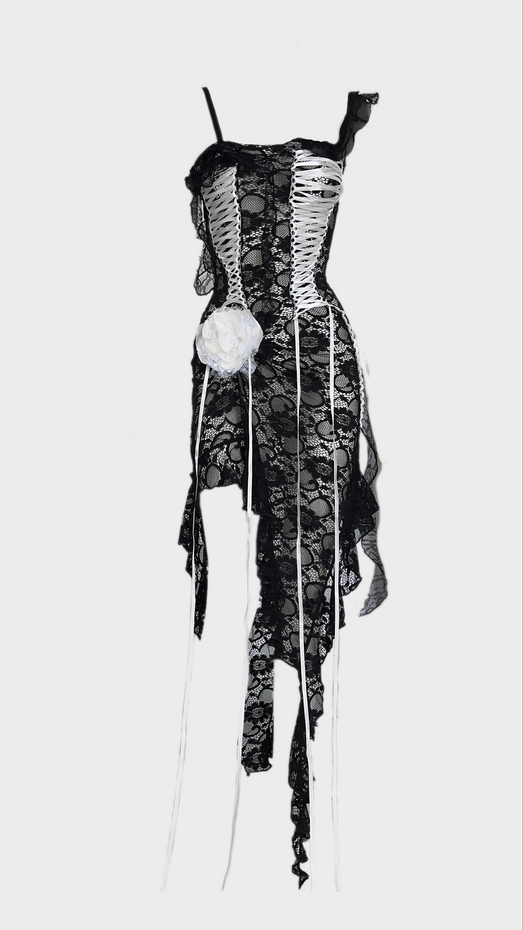 LACE-UP DRESS