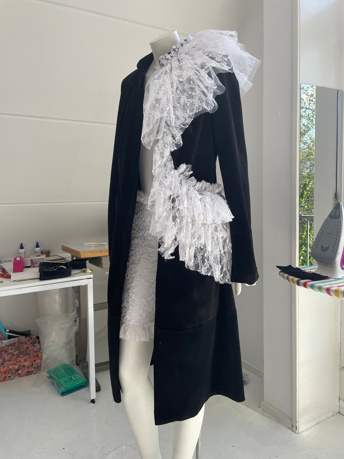 RUFFLE COAT