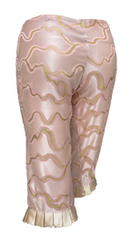 PLEATED CAPRI