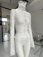 CORSETED TURTLENECK