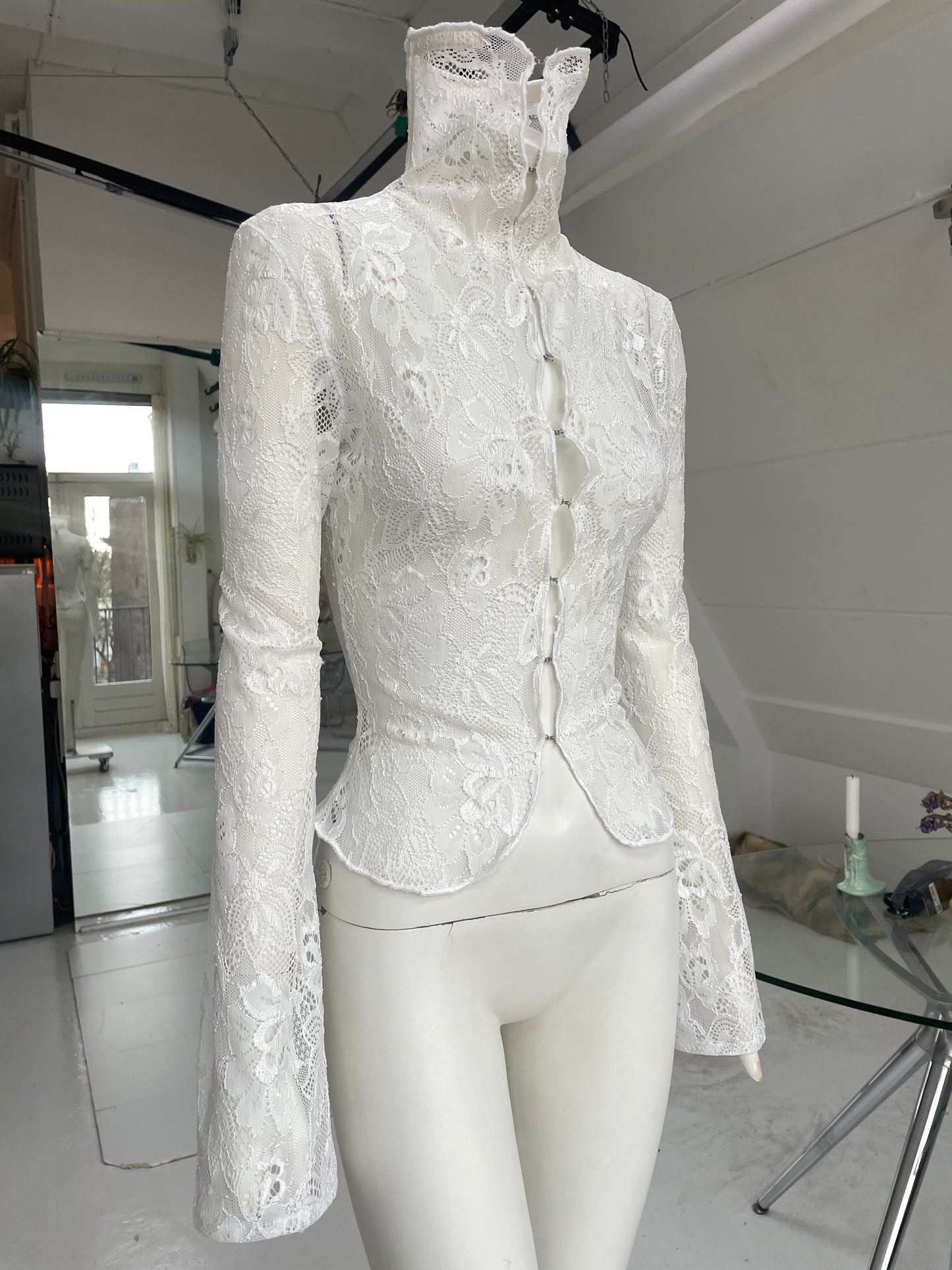 CORSETED TURTLENECK made-to-order