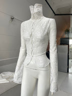 CORSETED TURTLENECK