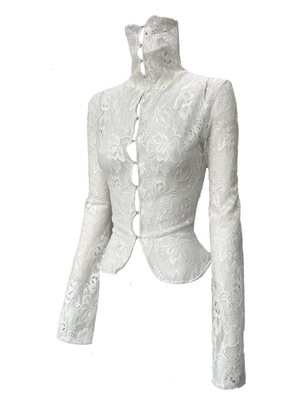 CORSETED TURTLENECK