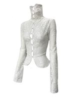CORSETED TURTLENECK