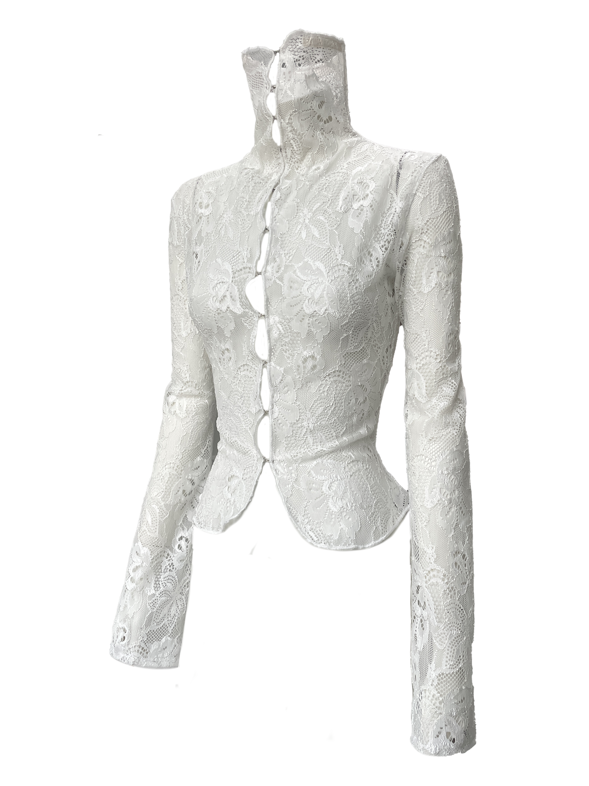 CORSETED TURTLENECK