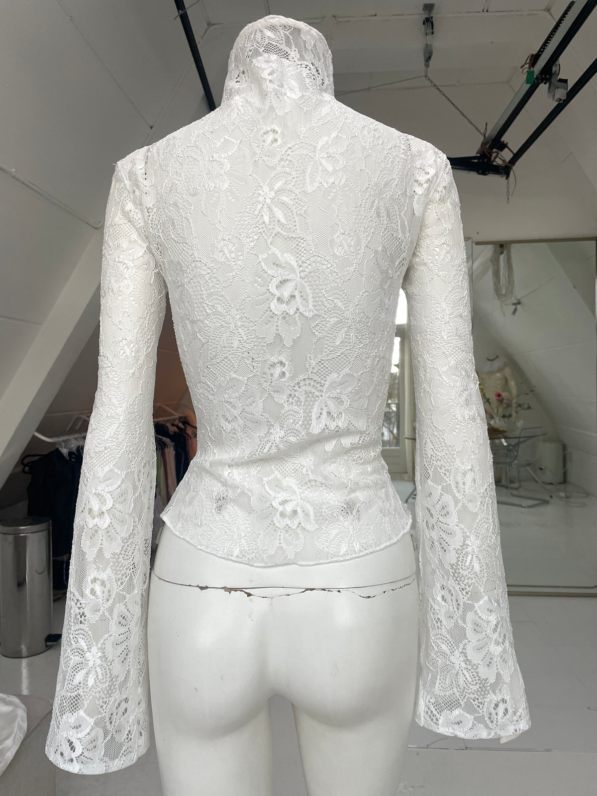 CORSETED TURTLENECK