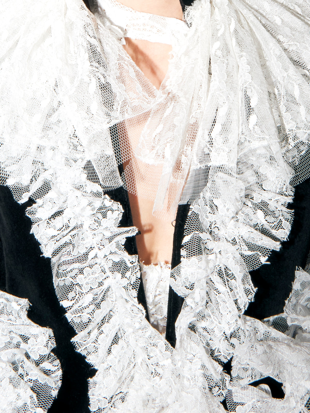 RUFFLE COAT