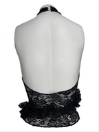RUFFLE HALTER