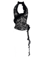 RUFFLE HALTER