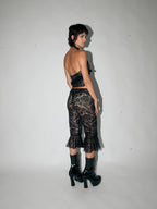 RUFFLE HALTER
