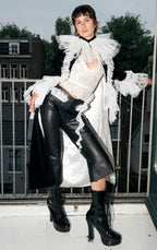 RUFFLE COAT