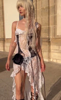 LACE-UP DRESS