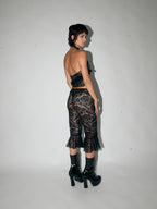 RUFFLE HALTER