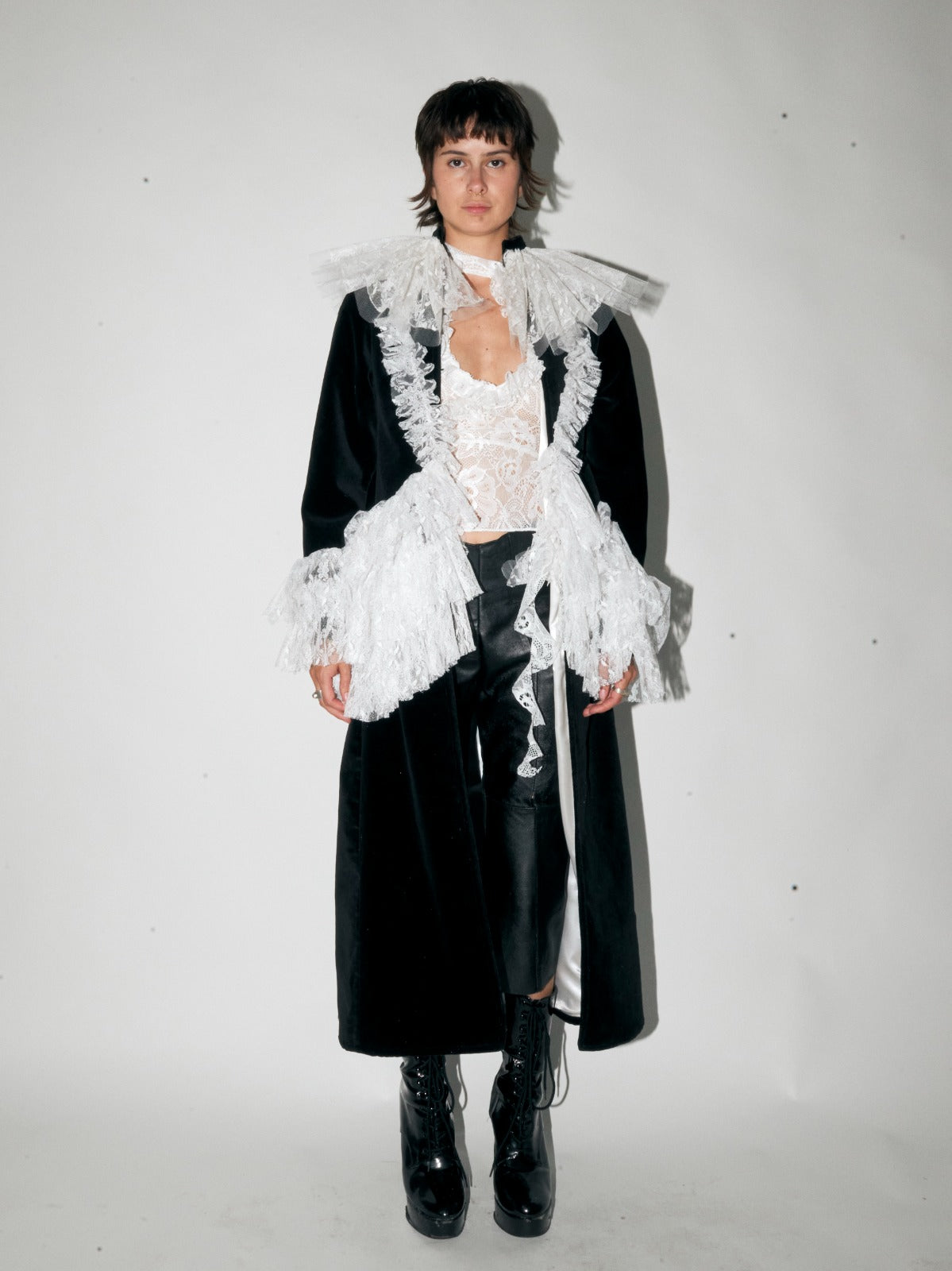 RUFFLE COAT