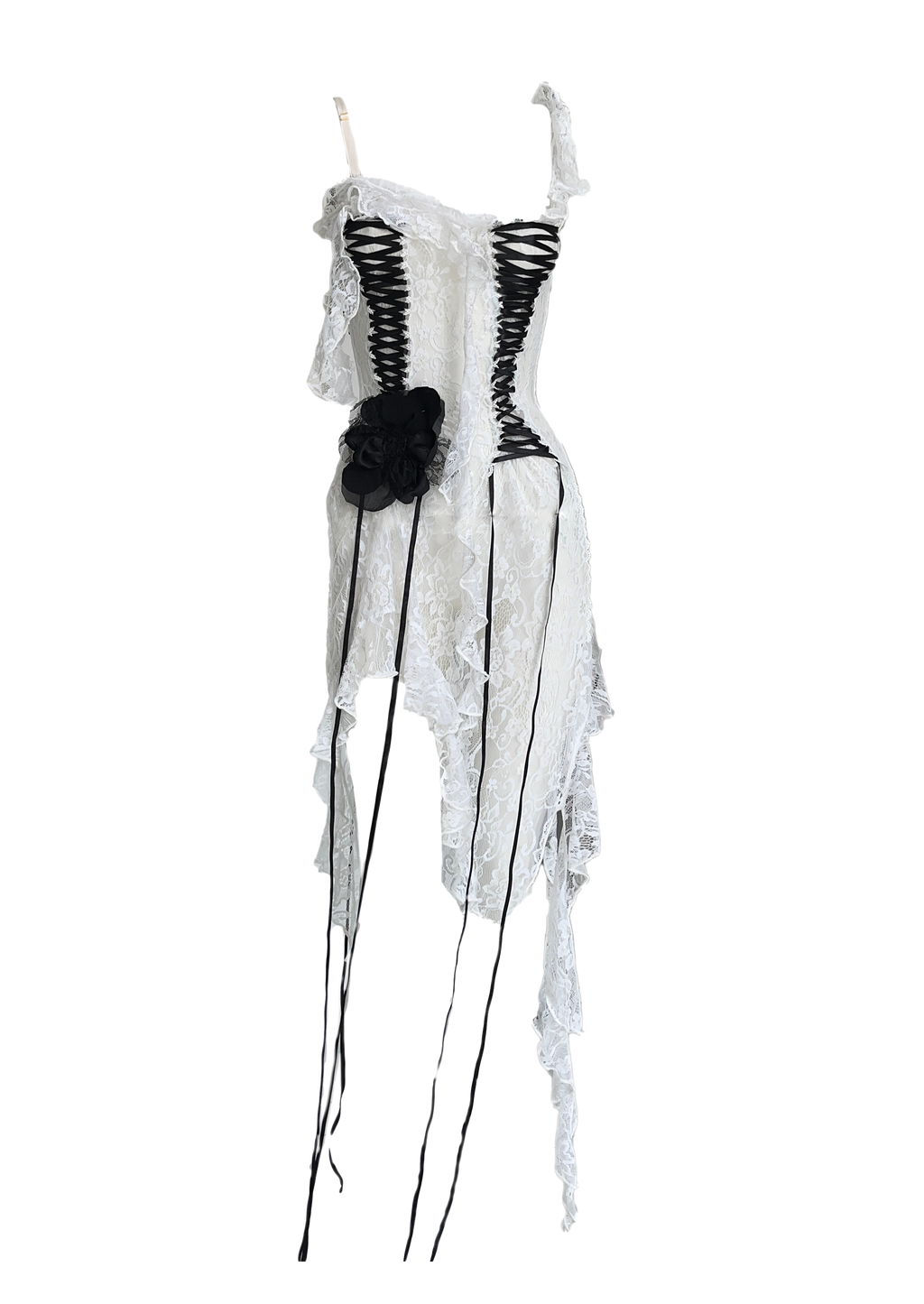 LACE-UP DRESS