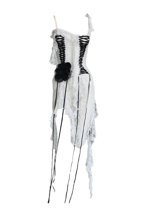 LACE-UP DRESS