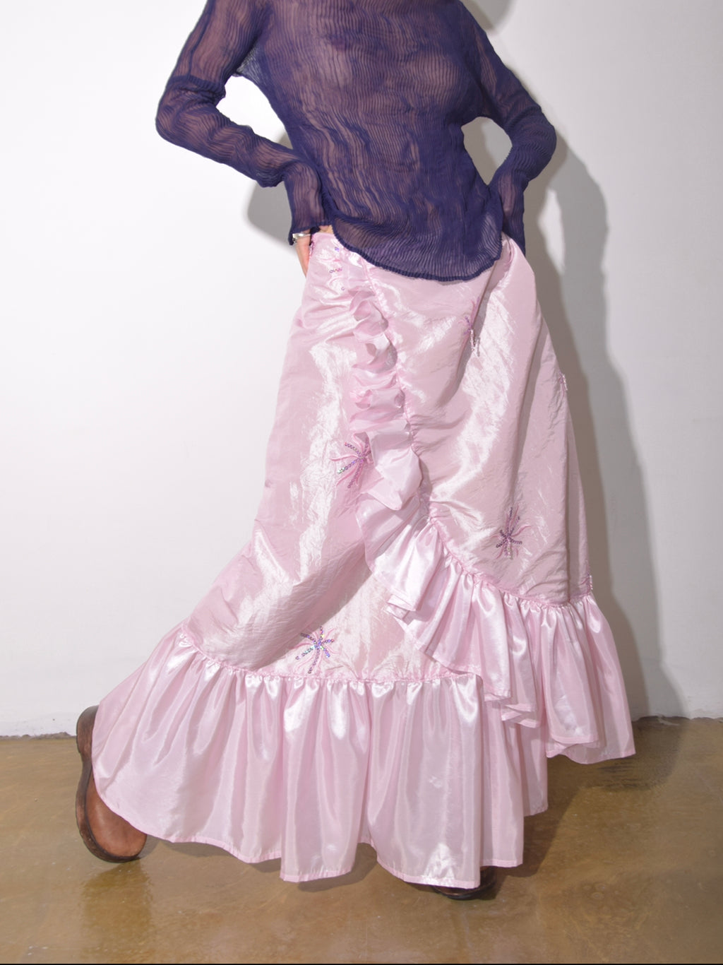RUFFLE SKIRT